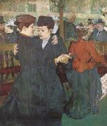 Henri De Toulouse-Lautrec, Two Women Dancing at the Moulin Rouge (mk09)